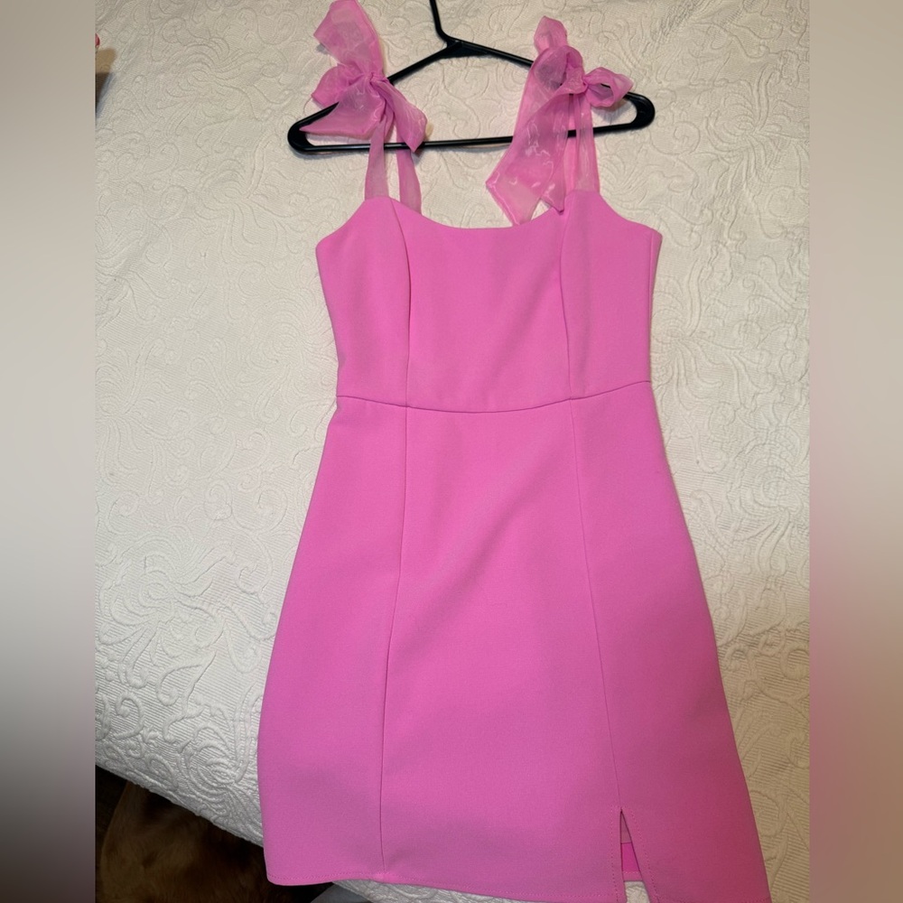 Adelyn Rae Pink Mini Dress